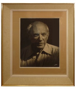 Photo Pablo Picasso dédicacée