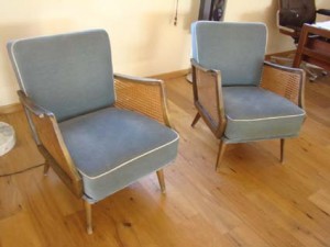 Fauteuils design années 50 -