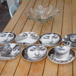 Série de 7 assssiettes Piero Fornasetti