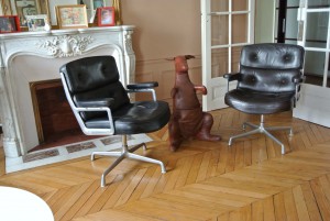 Fauteuils Eames Lobby Chair Herman Miller