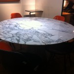 Table marbre Warren Platner pour Knoll