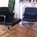 Fauteuils Soft Pad Charles Eames pour Vitra