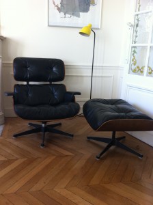 Fauteuil lounge chair Eames édition Herman Miller