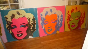 10 sérigraphies Andy Warhol Marilyn Monroe