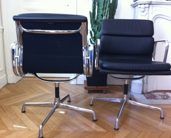 Fauteuils Soft Pad Charles Eames pour Vitra