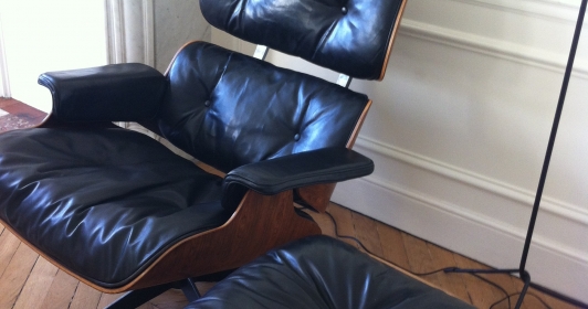 Fauteuil lounge chair Eames édition Herman Miller