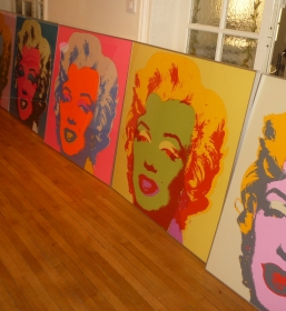 10 sérigraphies Andy Warhol Marilyn Monroe