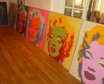 10 sérigraphies Andy Warhol Marilyn Monroe