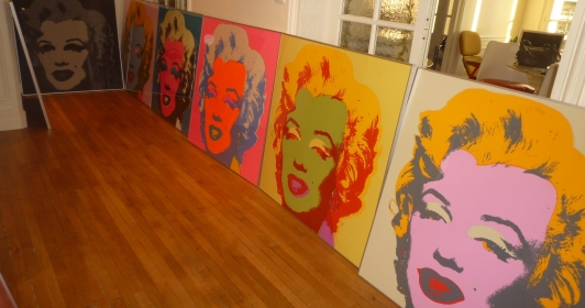 10 sérigraphies Andy Warhol Marilyn Monroe