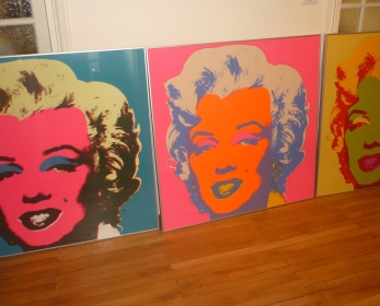 10 sérigraphies Andy Warhol Marilyn Monroe