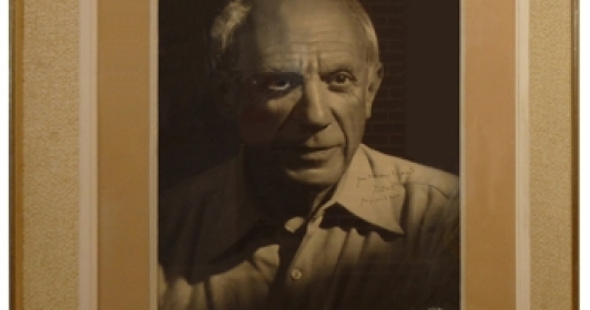 Photo Pablo Picasso dédicacée