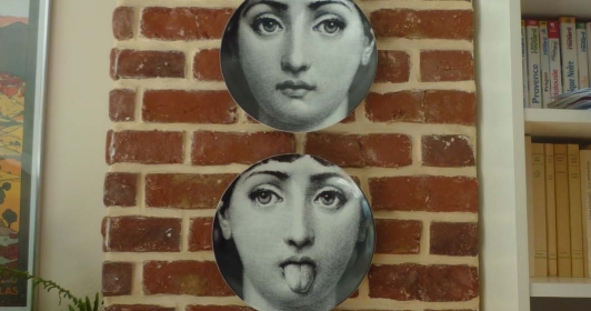 Assiettes Piero Fornasetti