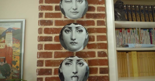 Assiettes Piero Fornasetti