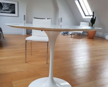 Table tulip Saarinen 91 cm édition Knoll