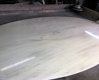 Table Knoll Saarinen 244 cm en marbre