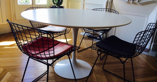 Table ovale Saarinen édition Knoll