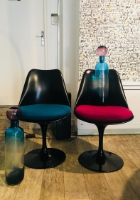 Paire de chaises Tulip Saarinen édition Knoll