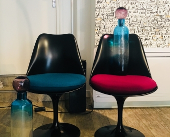 Paire de chaises Tulip Saarinen édition Knoll