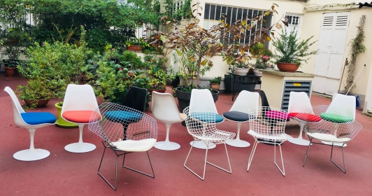 Diamond chairs – Harry Bertoia édition Knoll