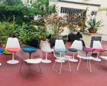 Diamond chairs – Harry Bertoia édition Knoll