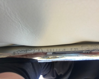 Paire LC2 LeCorbusier blanc édition Knoll