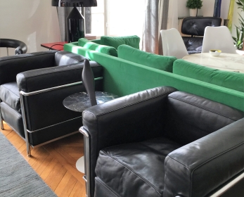 Fauteuils LC 2 Le Corbusier, édition Cassina