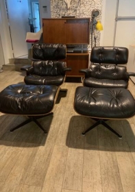 Fauteuils lounges chairs Eames édition Herman Miller