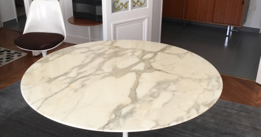 Table tulipe Saarinen 120 cm édition Knoll