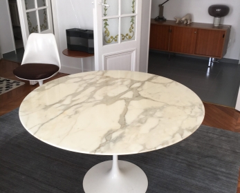 Table tulipe Saarinen 120 cm édition Knoll