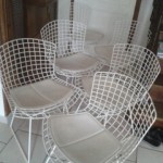 4 chaises Harry Bertoia