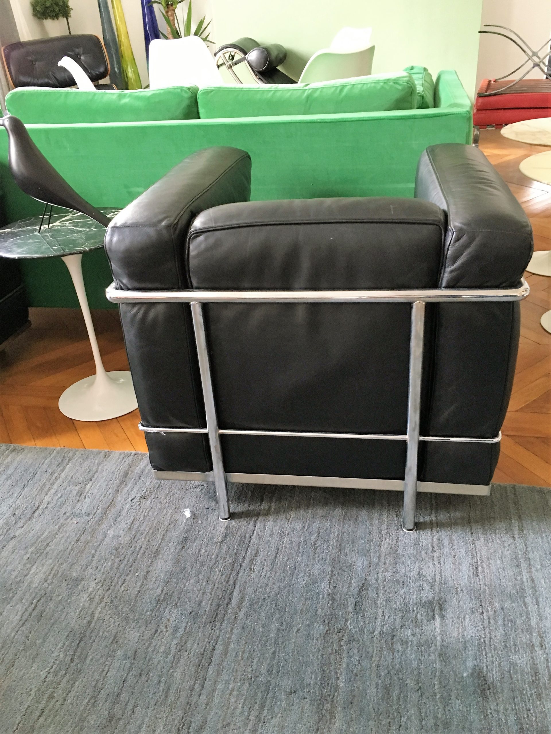 Fauteuils LC 2 Le Corbusier, édition Cassina
