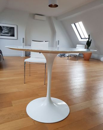 Table tulip Saarinen 91 cm édition Knoll